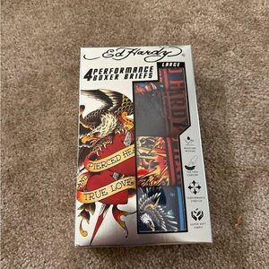 Ed Hardy Performance Boxer Briefs - 4 performance briefs